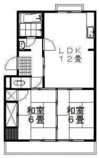 新居浜市東雲町３丁目 東雲マンションA号棟 230の間取り