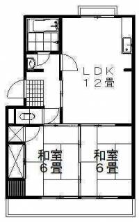 新居浜市東雲町３丁目 東雲マンションB号棟 130の間取り