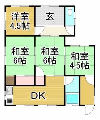 新居浜市坂井町３丁目 新居浜市坂井町 一戸建 の間取り