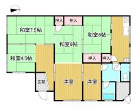 新居浜市松の木町 新居浜市松の木町 一戸建 の間取り