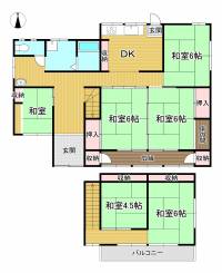 新居浜市本郷２丁目 新居浜市本郷 一戸建 の間取り