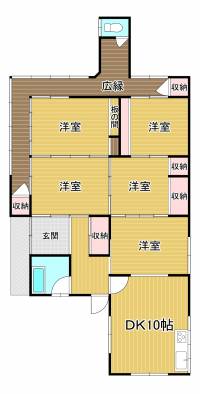 新居浜市大島 新居浜市大島 一戸建 の間取り