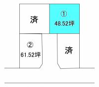 新居浜市上泉町 新居浜市上泉町  1の区画図