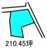 新居浜市中筋町２丁目 新居浜市中筋町  の区画図