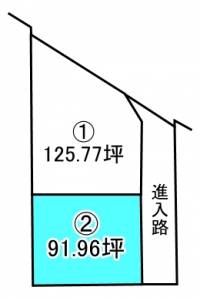 新居浜市船木 新居浜市船木  2の区画図