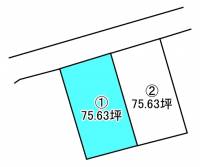 新居浜市郷３丁目 新居浜市郷  ①の区画図