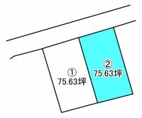 新居浜市郷３丁目 新居浜市郷  ②の区画図