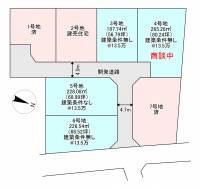 新居浜市高田１丁目 新居浜市高田  3号地の区画図