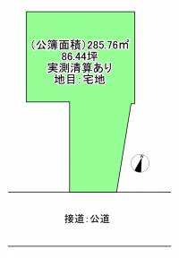 新居浜市坂井町３丁目 新居浜市坂井町  の区画図