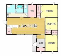 西条市下島山甲 西条市下島山甲 一戸建 の間取り