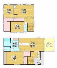 西条市朔日市 西条市朔日市 一戸建 の間取り