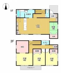 西条市古川甲 西条市古川甲 一戸建 の間取り