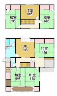 西条市飯岡 西条市飯岡 一戸建 の間取り