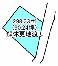 西条市丹原町長野 西条市丹原町長野  の区画図