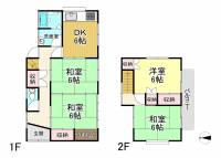 松山市西垣生町1711番13 松山市西垣生町 一戸建 の間取り