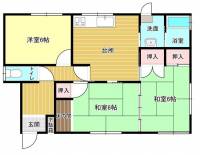 愛媛県新居浜市田の上２丁目 新居浜市田の上 一戸建 の間取り