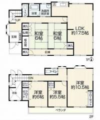 愛媛県新居浜市西連寺町１丁目 新居浜市西連寺町 一戸建 の間取り