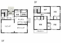 愛媛県新居浜市坂井町３丁目 新居浜市坂井町 一戸建 の間取り