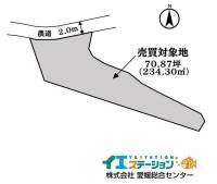 愛媛県新居浜市中筋町２丁目 新居浜市中筋町  の区画図