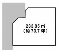 愛媛県新居浜市田の上２丁目 新居浜市田の上  の区画図