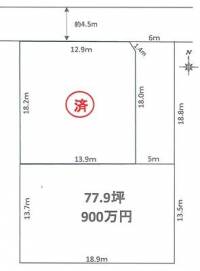 愛媛県新居浜市船木 新居浜市船木  の区画図