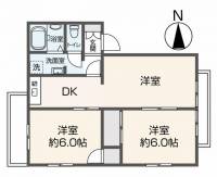 愛媛県新居浜市久保田町３丁目 ー の間取り