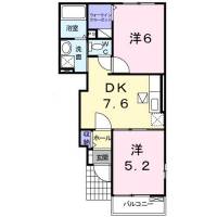 愛媛県新居浜市垣生２丁目 ペニーレインＣ １０３ の外観