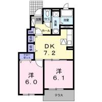 愛媛県新居浜市坂井町３丁目ガーデンヒルズ吉岡 １０２ の外観