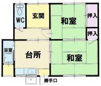 愛媛県新居浜市一宮町１丁目 一宮町１丁目借家 の外観