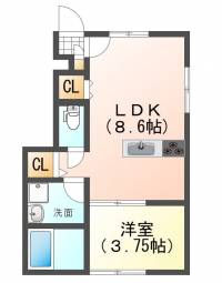 新居浜市高木町11-17 高木町新築アパート　 A1Fの外観