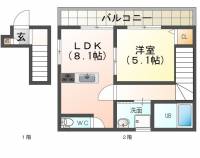 新居浜市高木町11-17  高木町新築アパート　 A207の外観