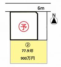 新居浜市船木国領4895-1 新居浜市船木 2号地の区画図