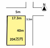 新居浜市船木国領 新居浜市船木 の区画図