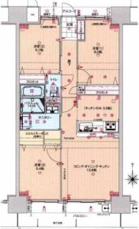 松山市余戸中５丁目 アルファスマート余戸 の間取り