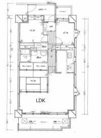 松山市空港通１丁目 サーパス空港通 の間取り