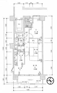 松山市天山３丁目 ジョイフルプラザ天山 の間取り