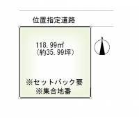 松山市宮西３丁目 松山市宮西  の区画図