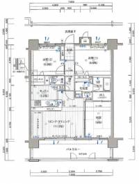 松山市南久米町378-1 ジェイシティ久米駅前 の間取り