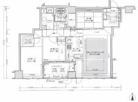 松山市三番町9-1 シティタワー松山 の間取り