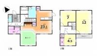 伊予郡砥部町宮内 伊予郡砥部町宮内 一戸建 の間取り