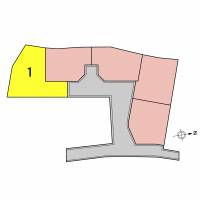 松山市石手白石甲210-7他 松山市石手白石 1号地の区画図