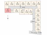 松山市高岡町668-2他 松山市高岡町 　13号地の区画図