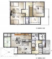 松山市鴨川1丁目 松山市鴨川 一戸建 の間取り