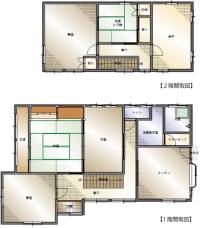 松山市和気町2丁目950番地2 松山市和気町 一戸建 の間取り