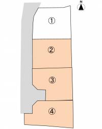 松山市南斎院町 松山市南斎院町 ２号地の区画図