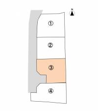 松山市南斎院町 松山市南斎院町 3号地の区画図