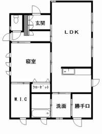 新居浜市東田３丁目乙46-33 新居浜市東田 一戸建 の間取り