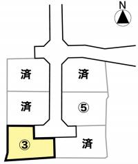 松山市福角町甲1570-10 松山市福角町 3号地の区画図