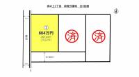 新居浜市田の上1丁目 新居浜市田の上 1号地の区画図