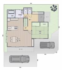 松山市西長戸町179-10 松山市西長戸町 一戸建 もうすぐ完成！和モダンリフォームハウスの間取り